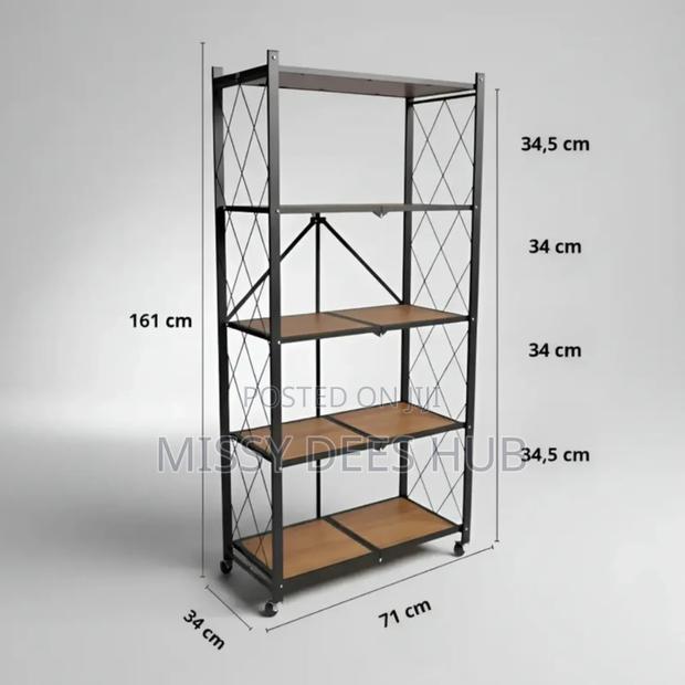 Wooden Shelves Foldable Rack · Photo 6