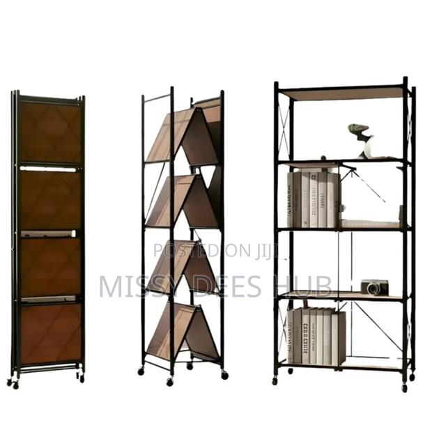 Wooden Shelves Foldable Rack · Photo 5