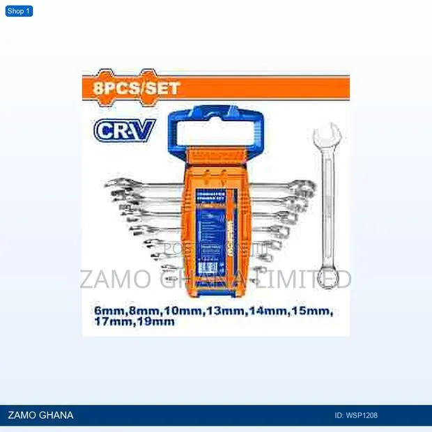 Combination Spanner Set - Wsp1208 · Photo 1