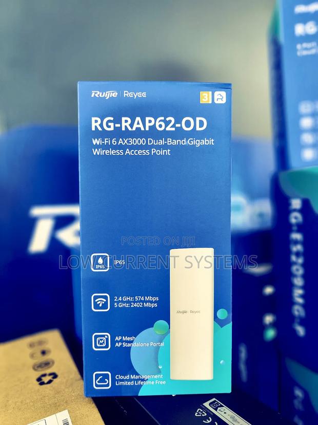 Ruiji Rg-Rap62-Od
Ax3000 Access Point Wifi6 Dual Band · Photo 1