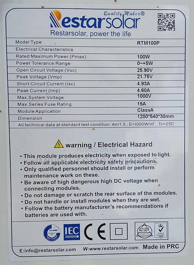 100watts Poly Solar Panel · Photo 3