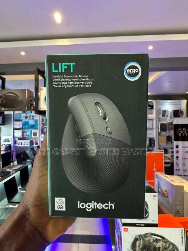Logitech Lift Vertical Ergonomic Wireless Mouse · Photo 1