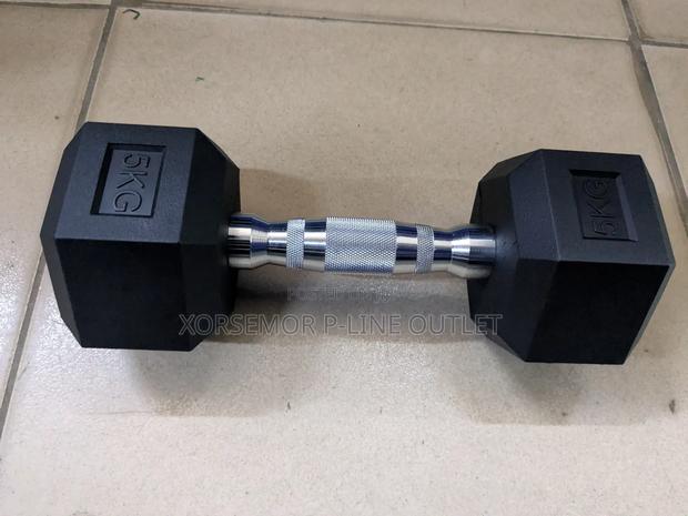 5kg Black Dumbbell · Photo 2