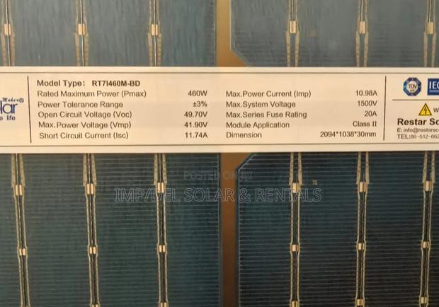 460w Bifacial Mono Half-Cut Solar Panel for Sale · Photo 3