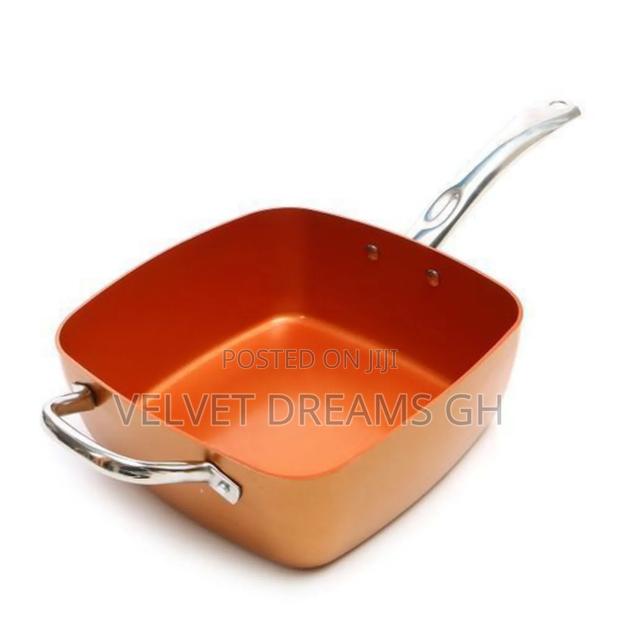 Durable Copper Pan With Frying Basket Less Oil. · Photo 3