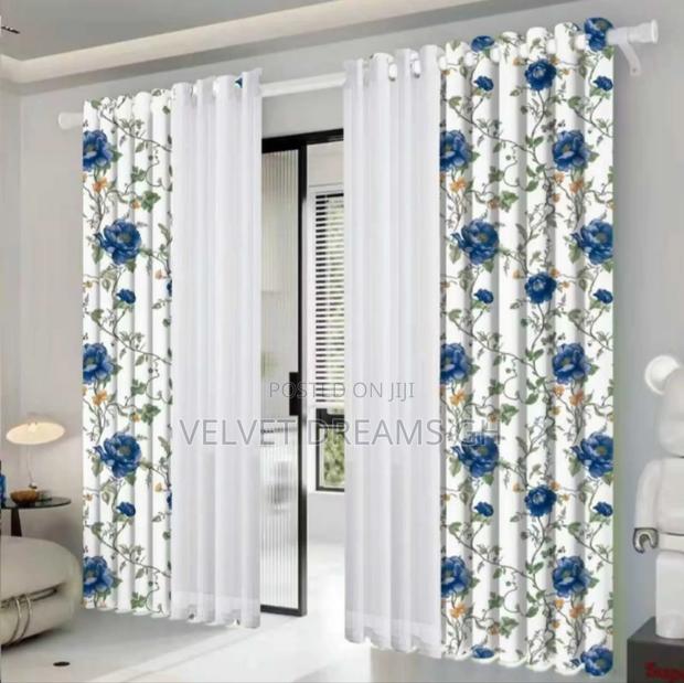 4pcs Curtain Set Beauty Privacy Combined · Photo 1