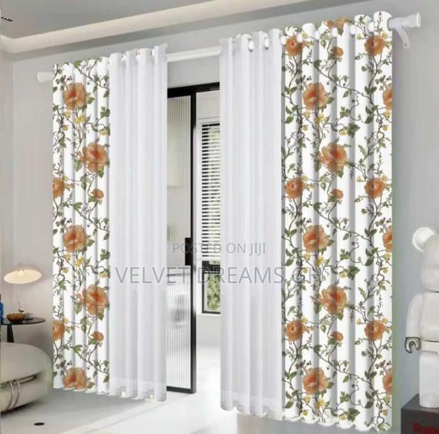 4pcs Curtain Set Beauty Privacy Combined · Photo 2