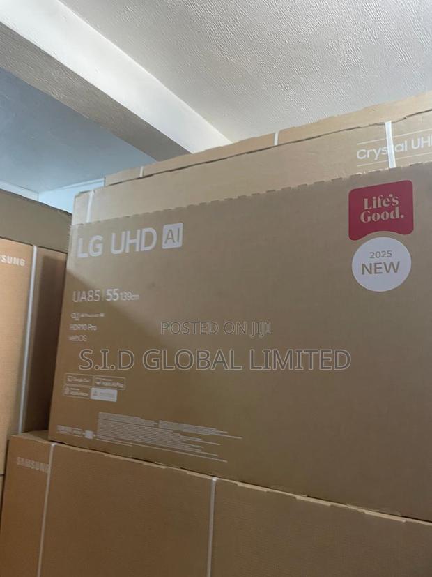 Lg 55" Ua85: Powered by the Α7 Ai Processor Gen8 for Picture and Sound · Photo 1