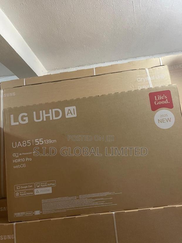 Slim Design 55" Lg Ua85 Tv Offering Premium Visuals and Smart Features · Photo 1