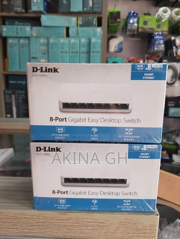 D-Link 8 Ports Gigabit Switch Dlink · Photo 1