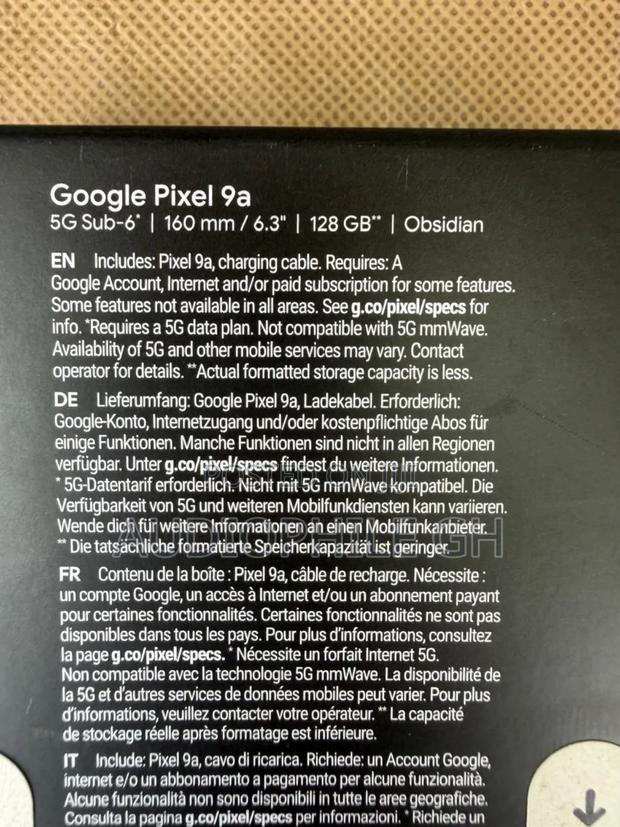New Google Pixel 9a 128 GB Black · Photo 2
