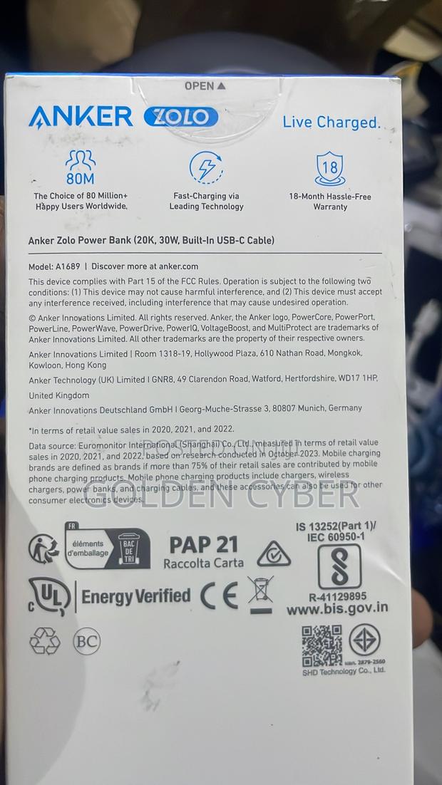 Anker Zolo Powerbank 20,000 Mah (30w) · Photo 2