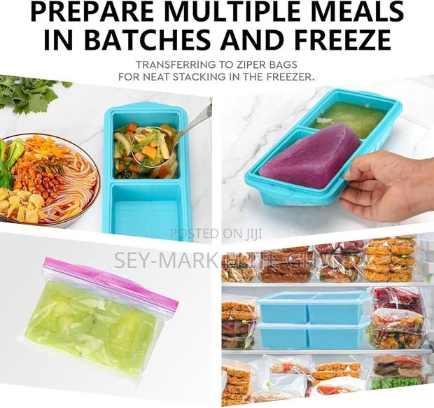 Silicone Soup/Stew Freezer Tray With Cover · Photo 5