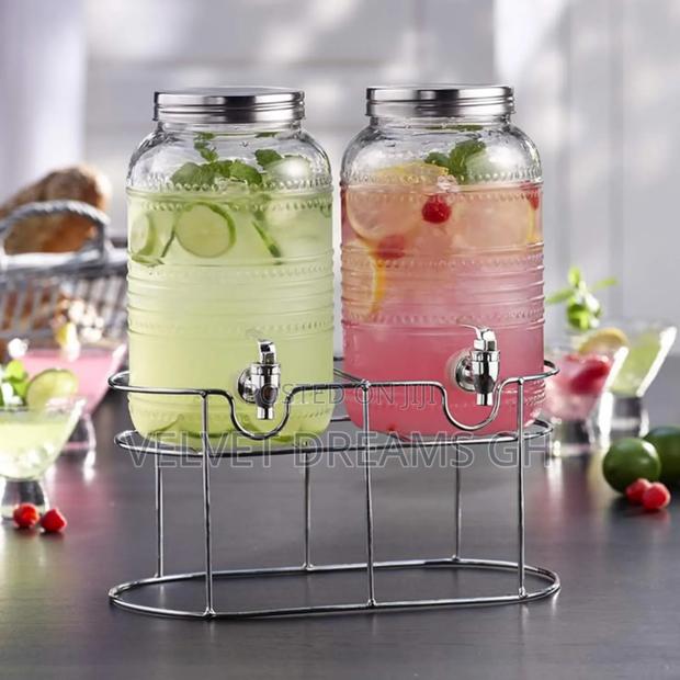 8+8l Double Glass Dispenser Cold Drinks Juice Server · Photo 1