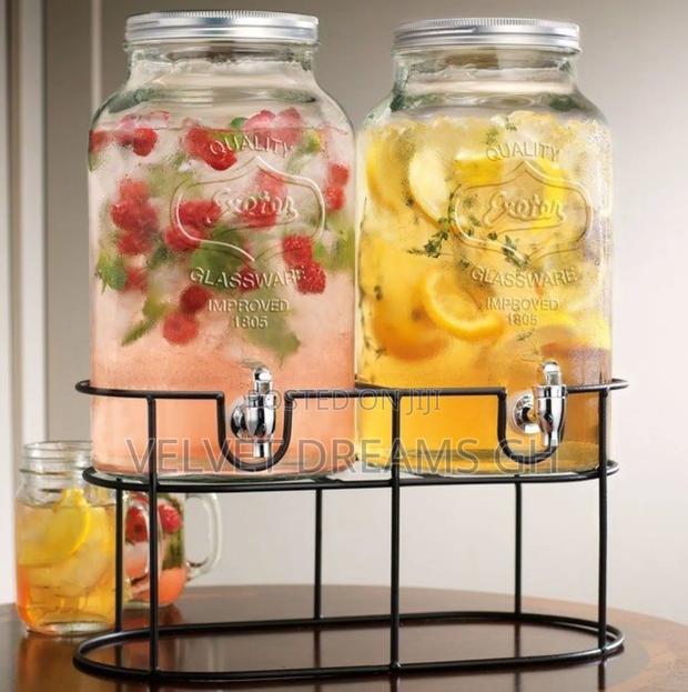 8+8l Double Glass Dispenser Cold Drinks Juice Server · Photo 2