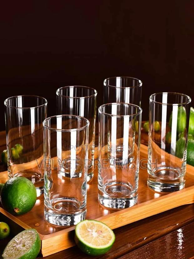 6-Piece Water Beverage Glass Set – Clear Durable · Photo 2