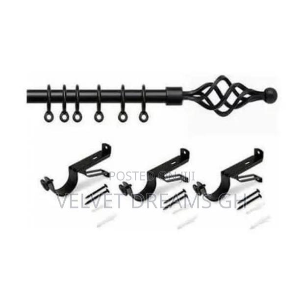 Curtain Rod Strong, Adjustable Stylish · Photo 2