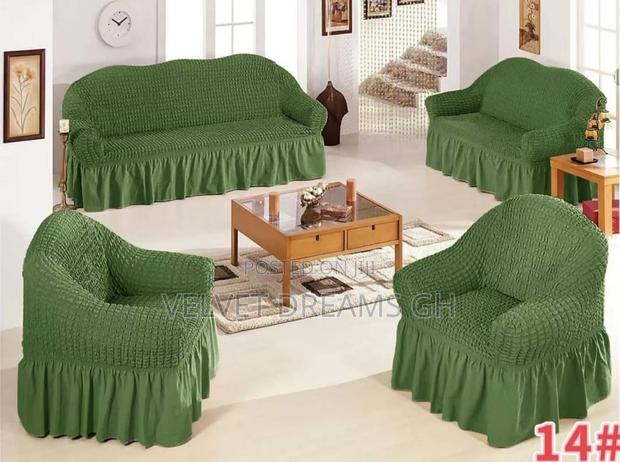 Home Stretch Sofa Cover, Skirt-Style Sofa Protector, · Photo 6