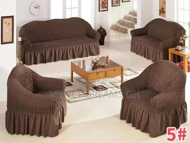 Home Stretch Sofa Cover, Skirt-Style Sofa Protector, · Photo 2