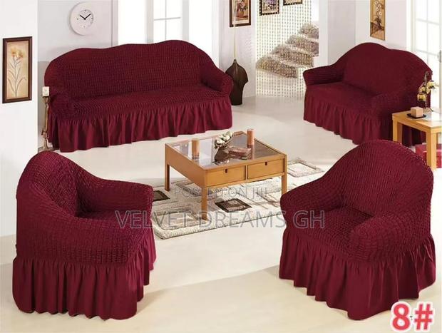 Home Stretch Sofa Cover, Skirt-Style Sofa Protector, · Photo 7