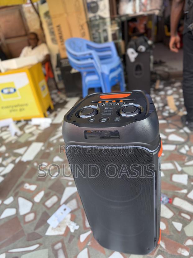 Hs105 Partybox Speaker With Two Wireless Microphones (Rechargeable) · Photo 2