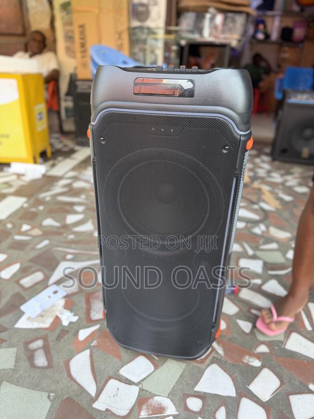 Hs105 Partybox Speaker With Two Wireless Microphones (Rechargeable) · Photo 1