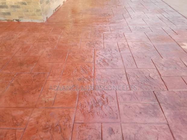 Ashlar With Clay Color ( Stamp Concrete Design) · Photo 3