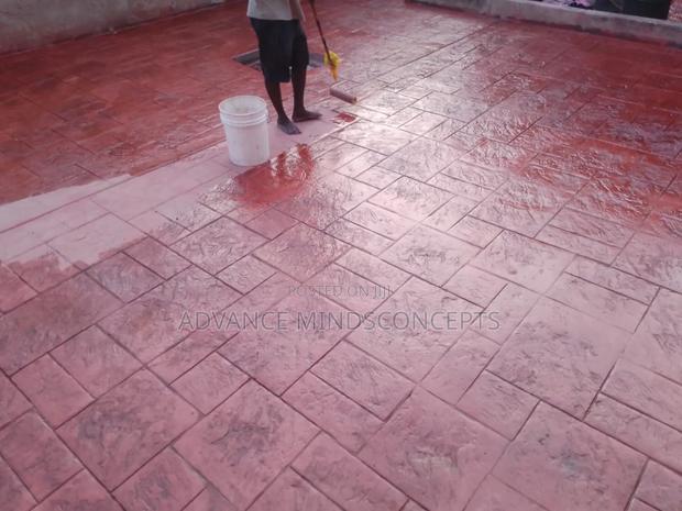 Ashlar With Clay Color ( Stamp Concrete Design) · Photo 2