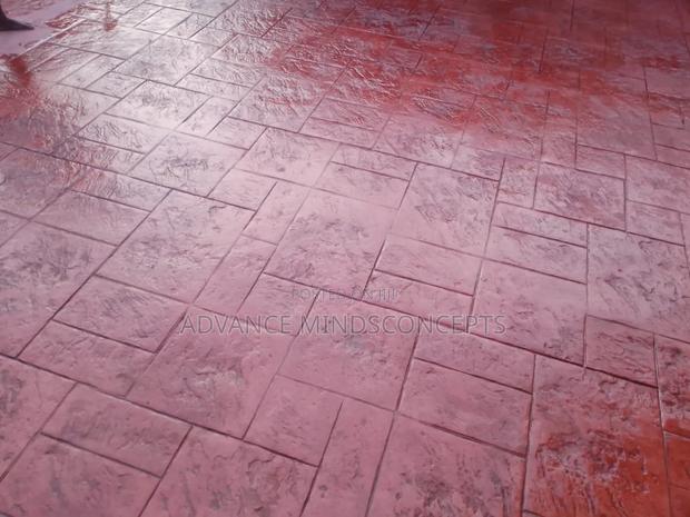 Ashlar With Clay Color ( Stamp Concrete Design) · Photo 5