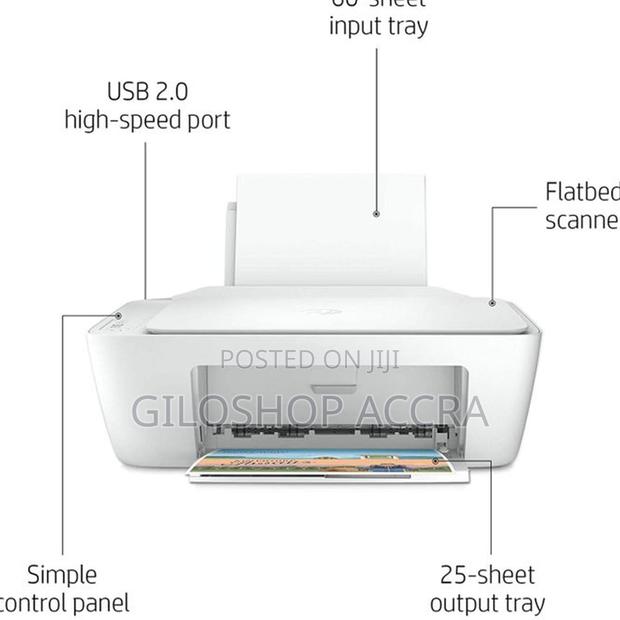 Hp Deskjet 2320 All-in-One Printer - Usb Printer - White · Photo 3