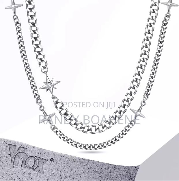 Double Strand Cuban Fashion Chain Necklace · Photo 3