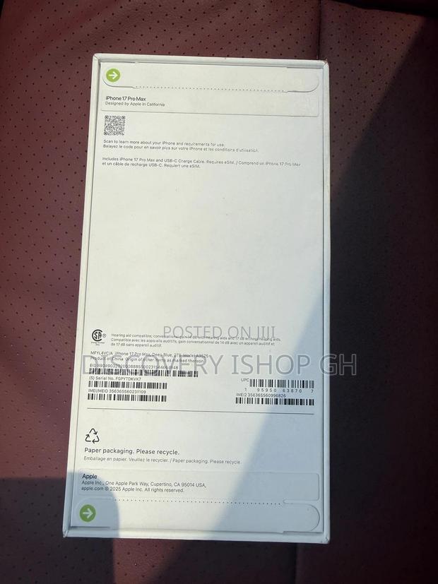 New Apple iPhone 17 Pro Max 2 TB Blue · Photo 2