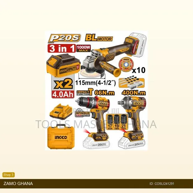 Cordless 3 PCS Combo - Cosli241291 · Photo 1