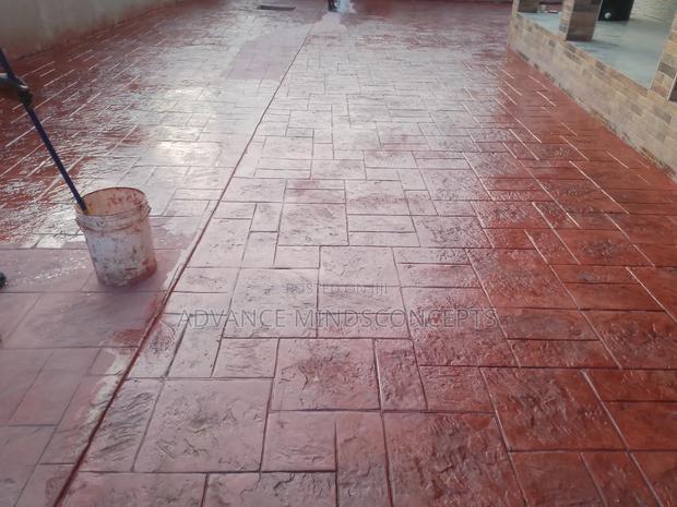 Ashlar With Clay Color ( Stamp Concrete Design) · Photo 8