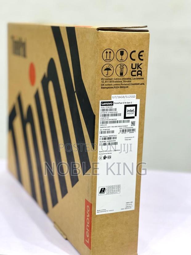 New Laptop Lenovo Thinkpad E16 G1 16GB Intel Core Ultra 7 SSD 1T · Photo 2