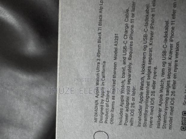 Apple Watch Ultra 3 49mm Black Titanium (Latest Edition) · Photo 4