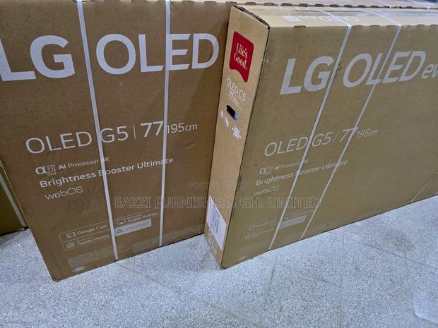 Premium LG Oled 77 Inch C5 / G5 Brightness Booster 165hz Evo HDR Uk TV · Photo 1