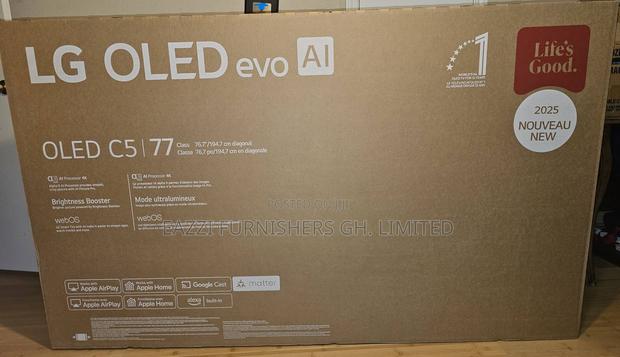 Premium LG Oled 77 Inch C5 / G5 Brightness Booster 165hz Evo HDR Uk TV · Photo 2