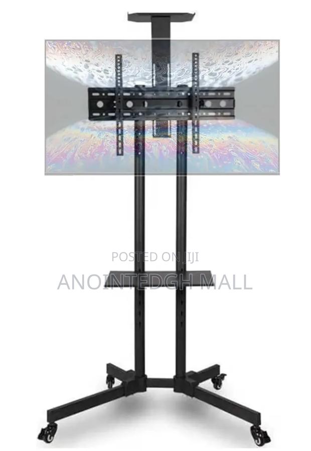 Mobile Tv Mount Stand - Black · Photo 1