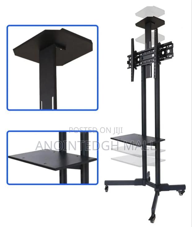 Mobile Tv Mount Stand - Black · Photo 3