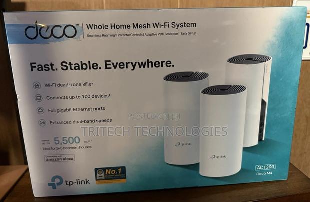 TP-Link 3 in 1 Access Point Deco M4 Whole Home Mesh Wifi System · Photo 2
