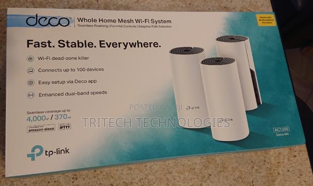 TP-Link 3 in 1 Access Point Deco M4 Whole Home Mesh Wifi System · Photo 1