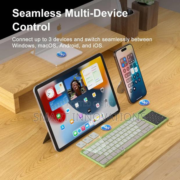 Cube Pocket Foldable Bluetooth Keyboard With Trackpad · Photo 4