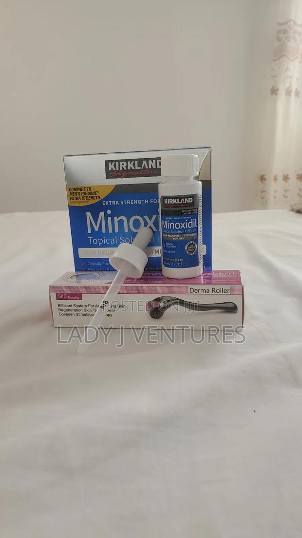 Kirkland Minoxidil Oil and Derma Roller · Photo 1