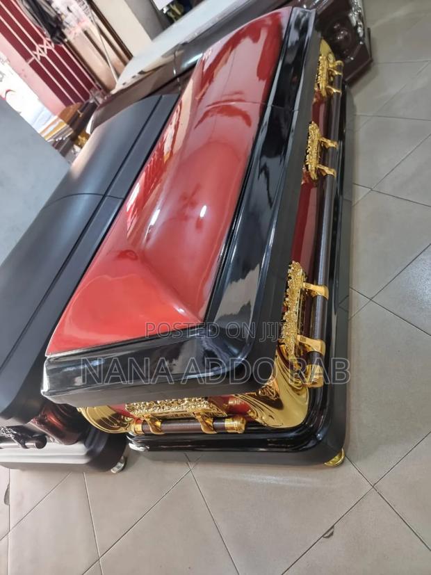Red and Black With God Bar Handles · Photo 1