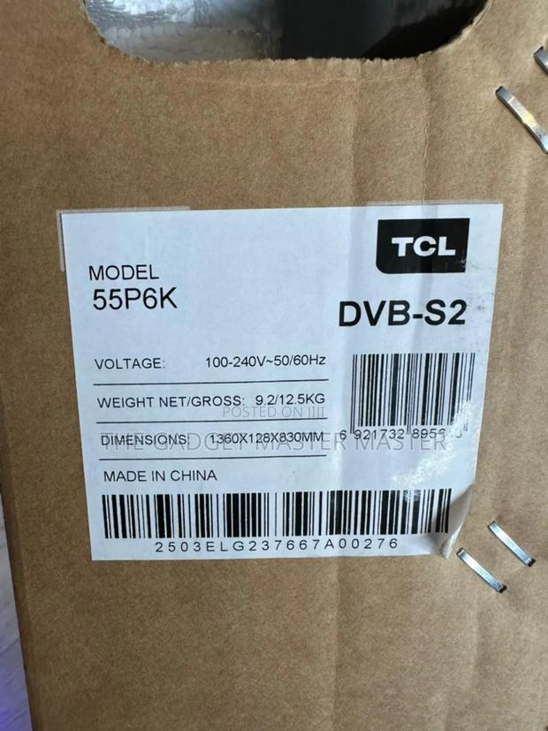 TCL 55" P6k Smart TV · Photo 2