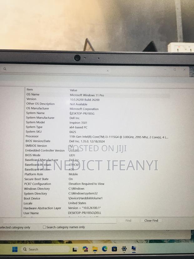 Laptop Dell Inspiron 15 3000 8GB Intel Core I3 SSD 256GB · Photo 5