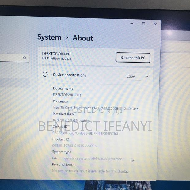 Laptop HP EliteBook 820 G2 16GB Intel Core I5 SSD 256GB · Photo 3