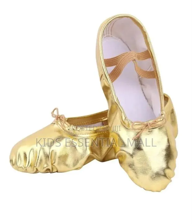 Gold Balllet Shoes Kids · Photo 1