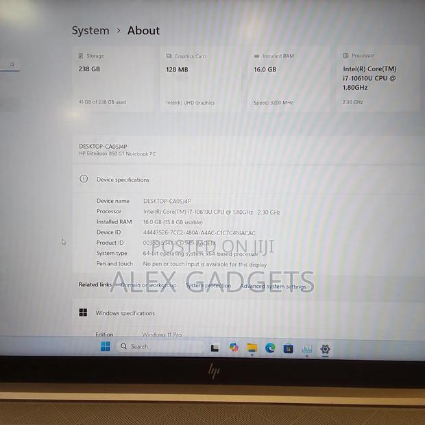 Laptop HP 16GB Intel Core I7 SSD 256GB · Photo 4